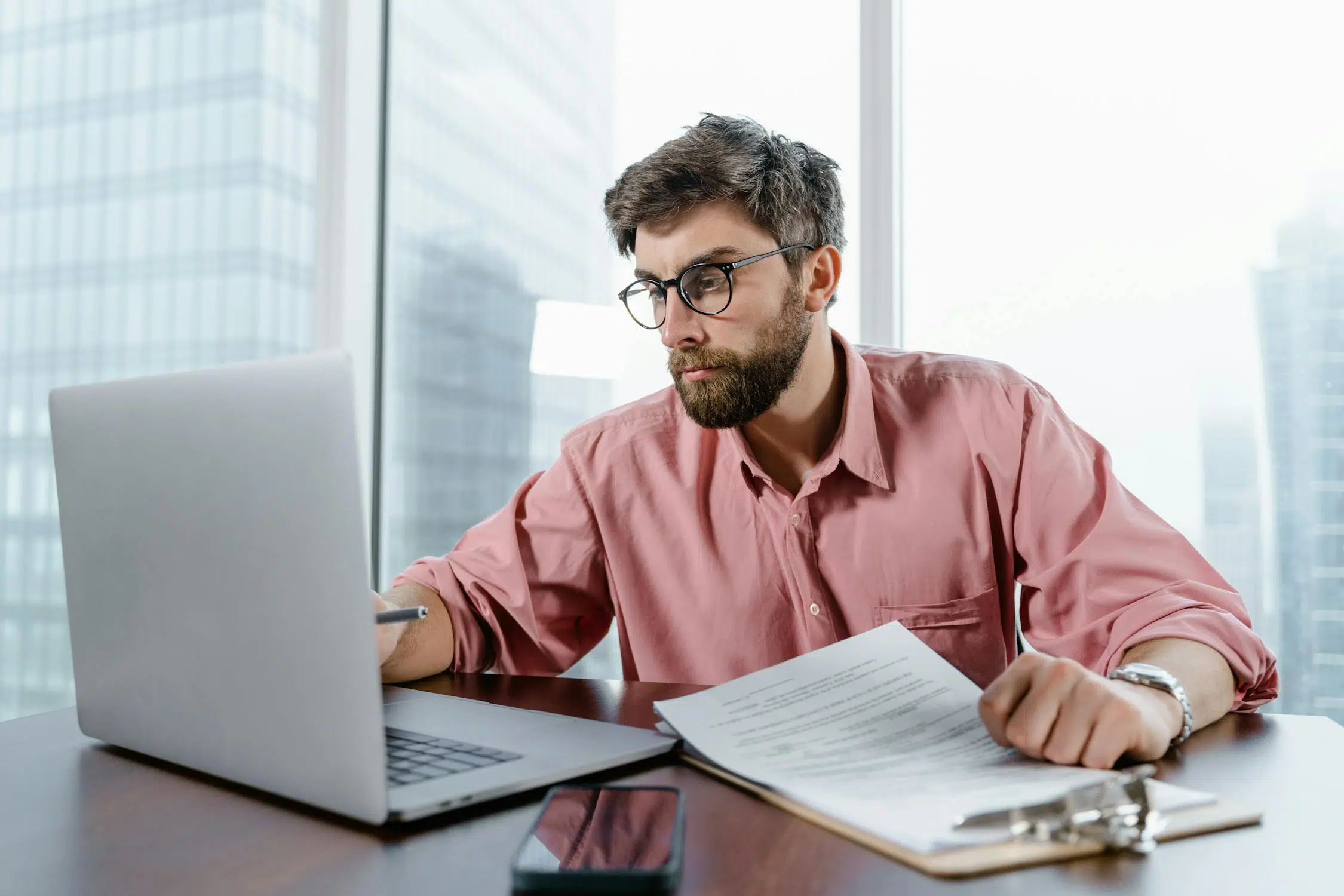 managing clients finances in office