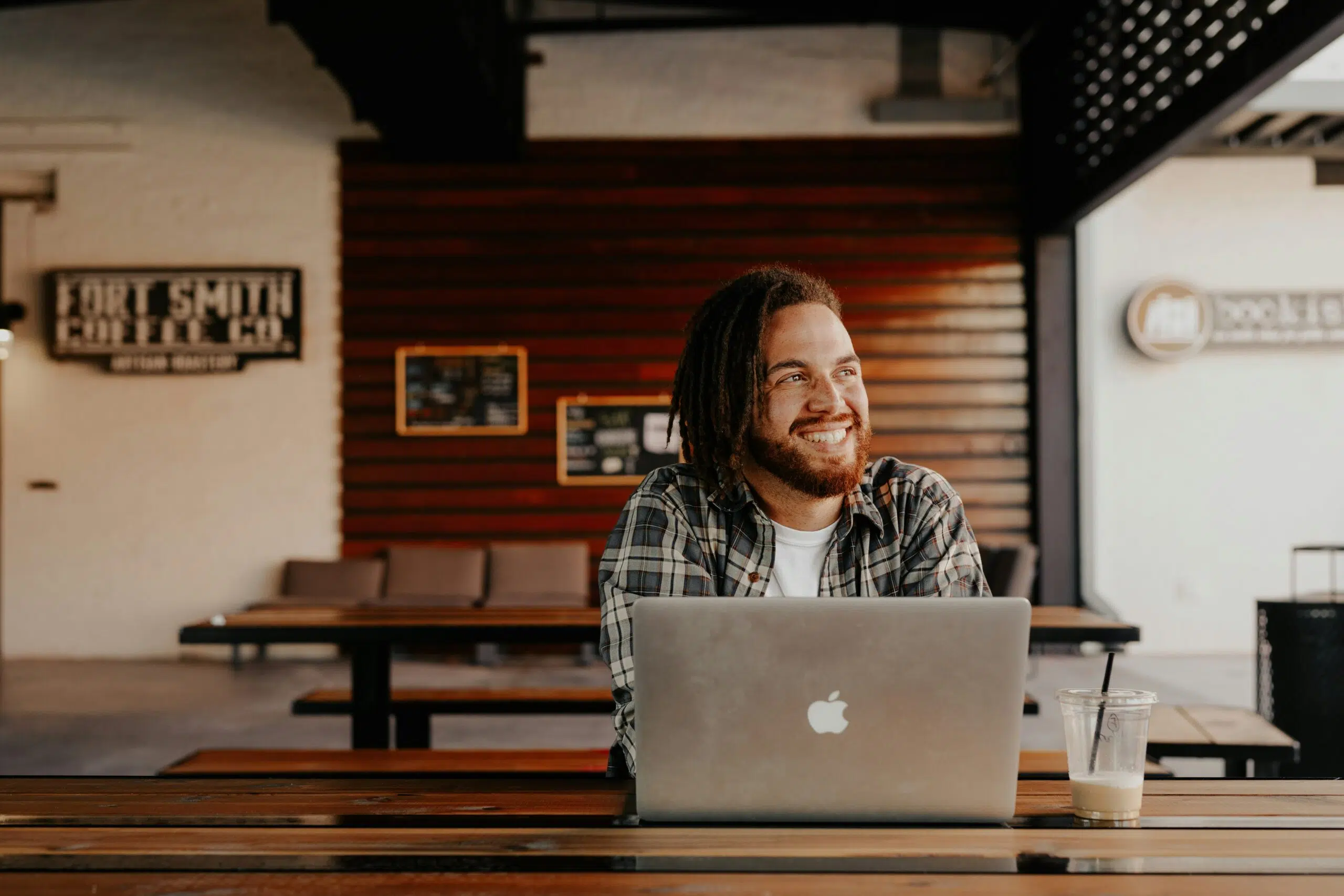 a person using his laptop | Cohesion a person using his laptop