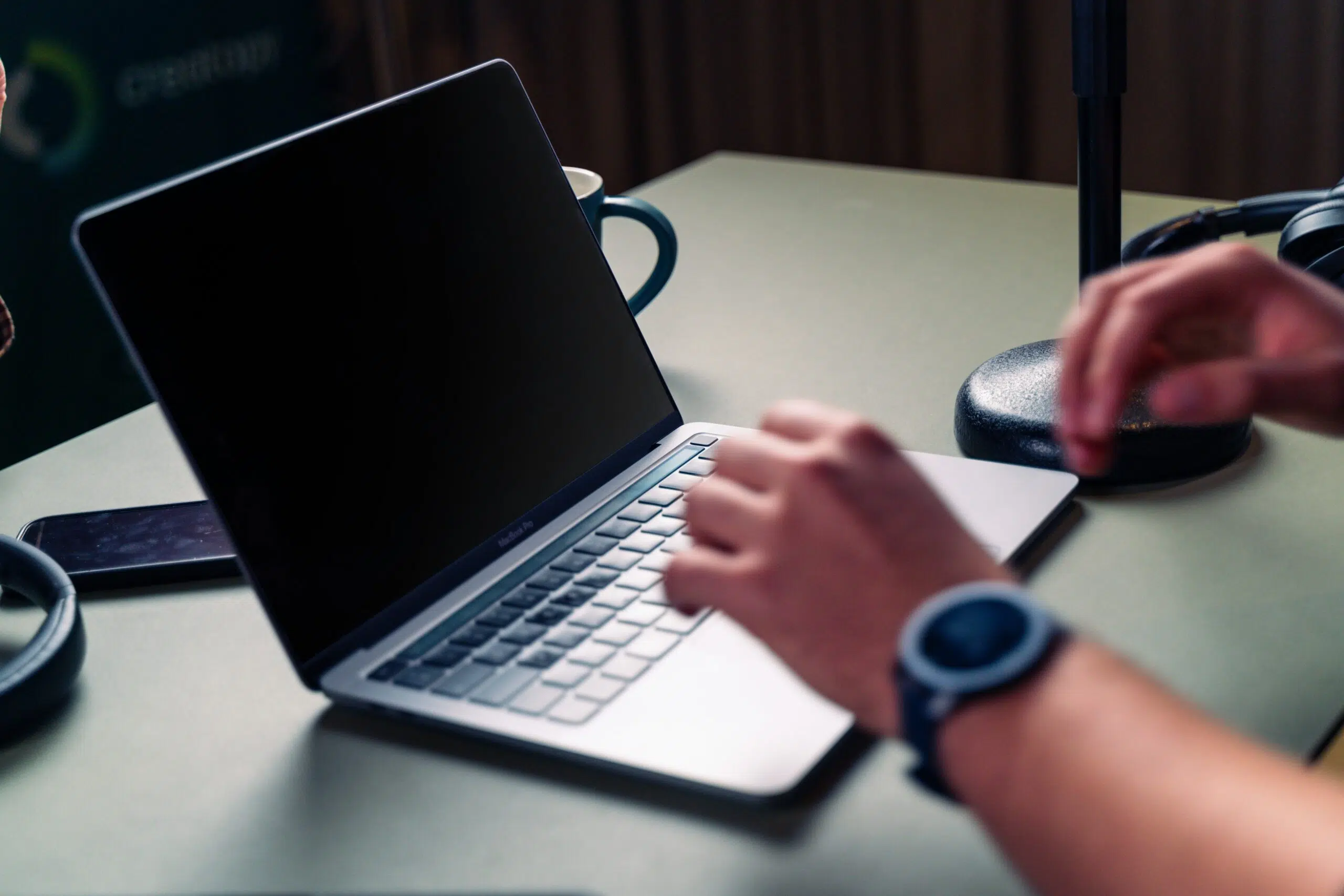 a person using a laptop | Cohesion a person using a laptop